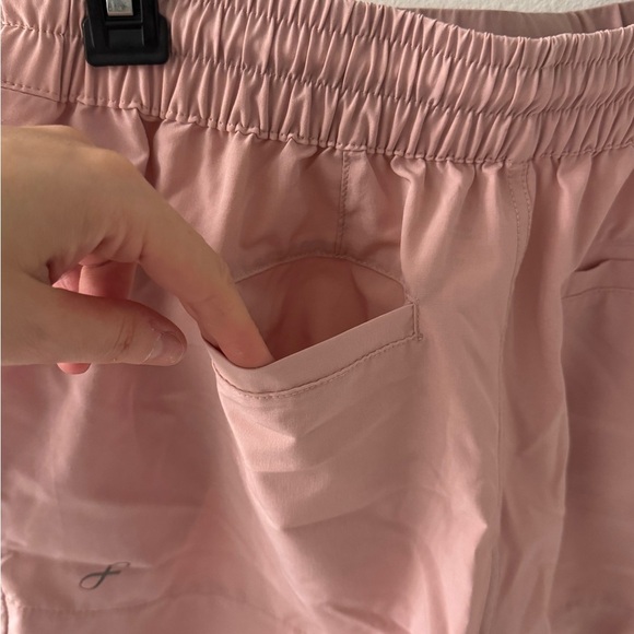 Baby Pink Women's Athletic Fast Dry Running Workout Shorts - Picture 6 of 9